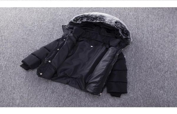 

retail 9 colors kids winter coats boys girls luxury designer thicken cottonpadded down coat infant baby girl jacket hooded jacket2702028, Blue;gray