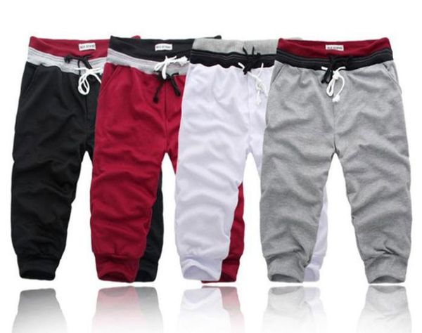 

summer men039s casual shorts loose shorts men trousers size sxxl short pants for men masculharem 4 colors mp0765915570, White;black