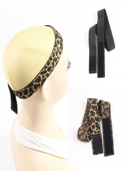 

elastic adjustable headbands for wigs hair tools bands with magic sticker melting lace edge7982691