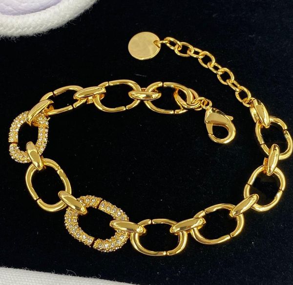 

fashion gold charm link bracelets bangle for women mens party jewelry for couples lovers engagement gift6365266, Black