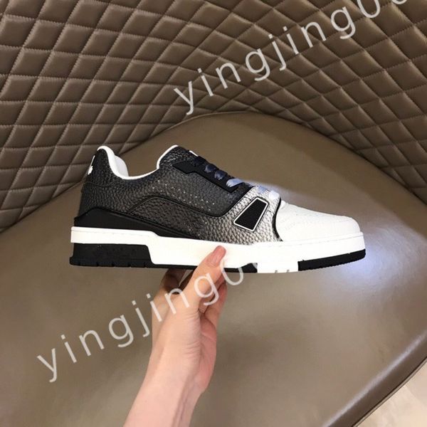 

mens new sneakers fashion trend oblique side classic floral designer casual versatile mens outdoor driving airport walking rd220631, Black