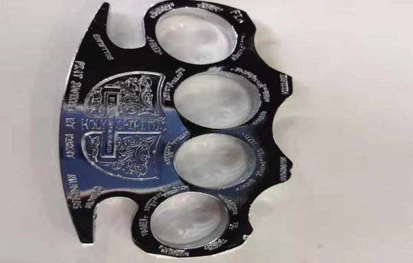 

new plated steel brass knuckle du sub color black silver plated hand tool clutch fy43234550621