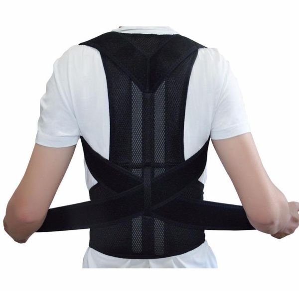 

adjustable back brace posture corrector back support shoulder belt men women aftb003 aofeite4753573