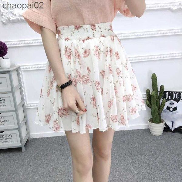 

dresses floral mini skirt women's high waist elastic short skirt women skirt women's skirt lovely girls summer women's clothi, White;black