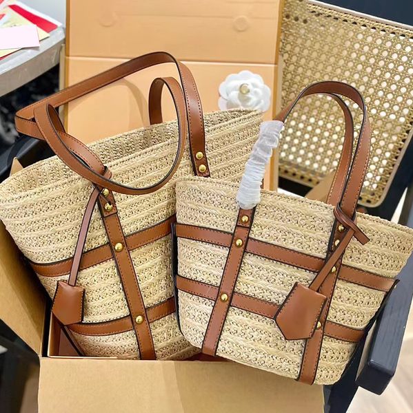 

rive gauche luxurys tote bag designer woman man straw fashion bag handbag tote makeup pochette clutch travel bags bucket cross body underarm