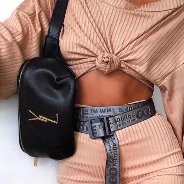 

women belt bag designer leather fashion fanny pack bumbag letters men purse luxury waist bags 19111