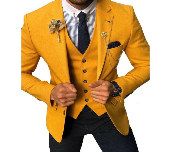 

men039s suits blazers yellow handsome one button groomsmen notch lapel groom tuxedos men wedding prom dinner office blazer 3p2285142, White;black