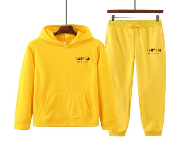 

autumnwinter brand tracksuit men039s hoodie sports sets fashion rainbow plush embroidery fleece sweatshirt sweatpants5462315, Gray