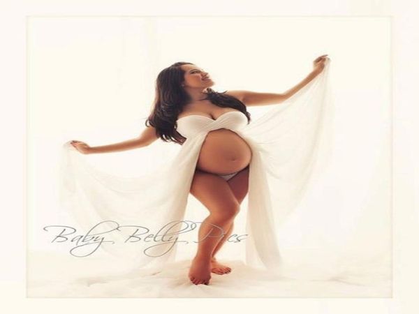 

pregnant women039s po dress long mopping dress before taking pos5243629, White