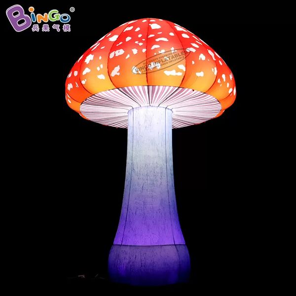 

wholesale promotion price decorative inflatable mushroom with led lights toys sports inflation artificial plants fungus for party event deco