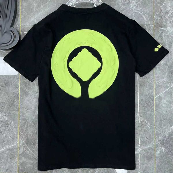

men's classics luxury t shirts brandch t-shirts designers men women tees fashion horseshoe sanskrit cross print cotton tshirts casual, White;black
