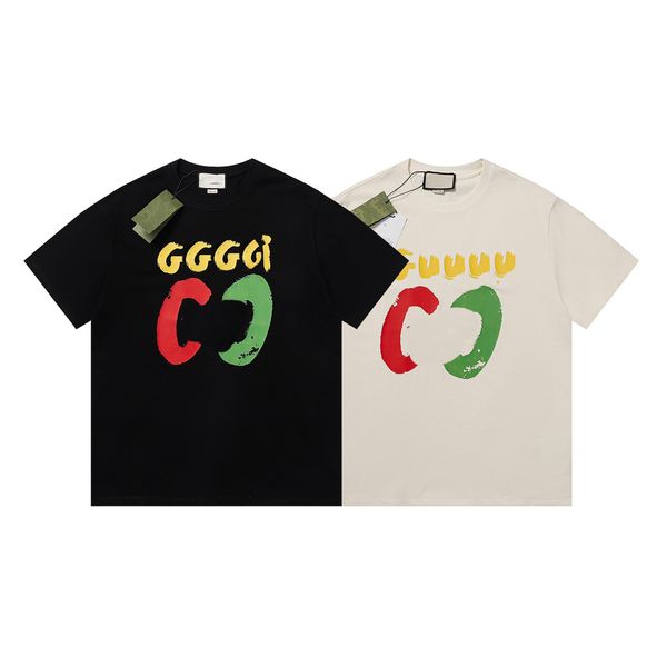 

men women designer t-shirt doodle luxury clothes, White;black