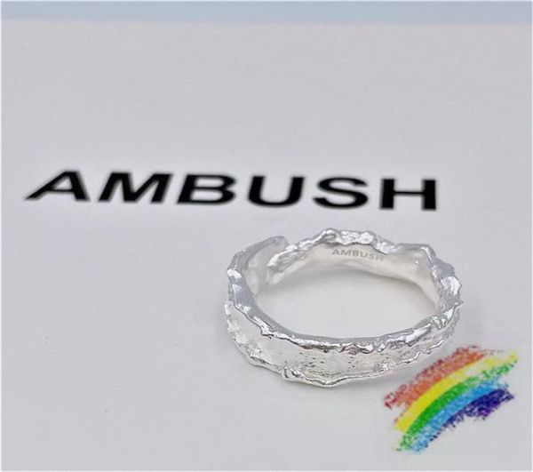 

irregular sterling men women ring streetwear cuff0123459822480, White
