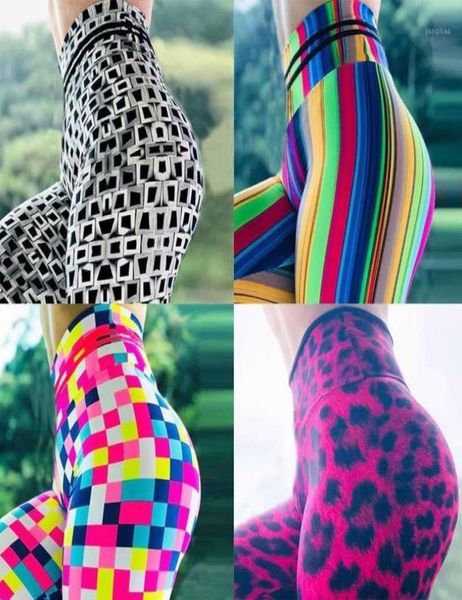 

print women pants women unique fitness leggings workout sports running leggings push up gym wear elastic slim pants14193241, Black