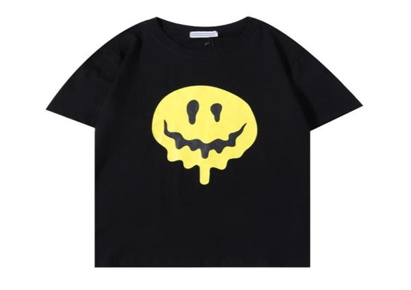 

2022 summer paris designer tshirts mens classic face printing t shirts men women fashion tshirt casual streetwear cotton t2800509, White;black