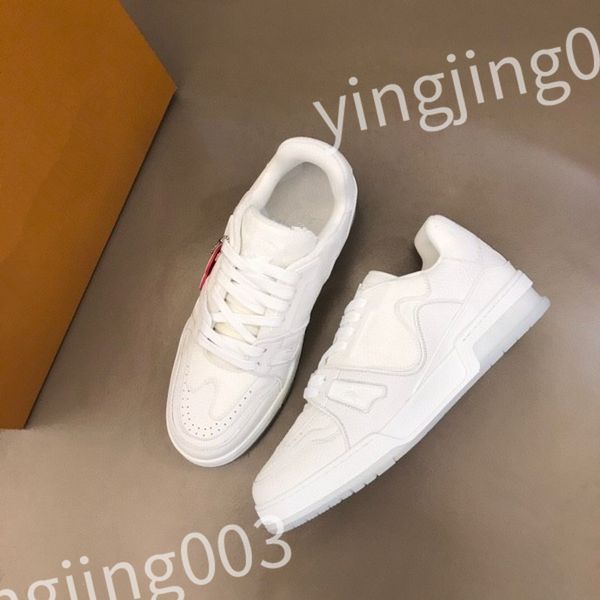 

2023 luxury trainer casual shoes sports shoes golden fashion men women casual shoes white leather flat shoe quality 39-45 rd220803, Black