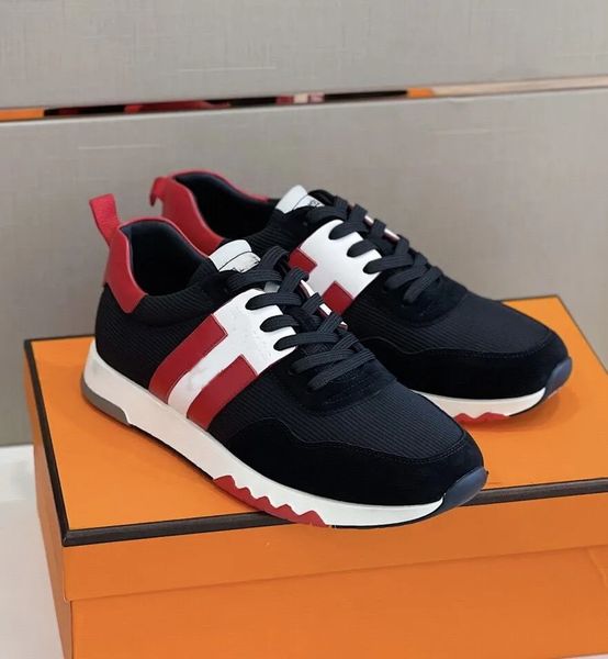

luxury men's trail sports shoes rubber sole sneakers famous technical breath casual walking mesh virgil skateboard walking eu38-46 with, Black