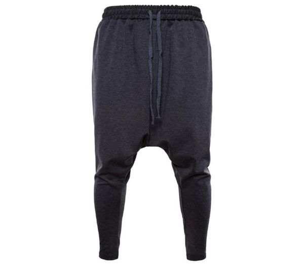 

man autumn new harlem pants loose elastic waist trousers017630608, Black