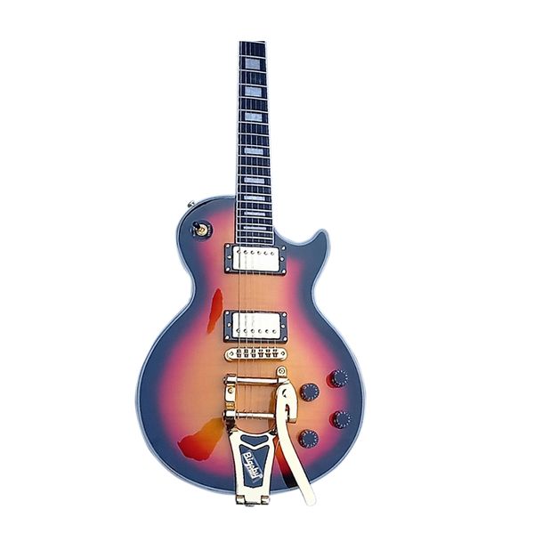 

lp custom glossy flame rosewood fingerboard electric guitar with vibrato system