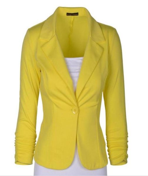 

spring design longsleeve women039s blazer suit ol slim black orange jacket female office plus size blazers formal work wear5433274, White;black