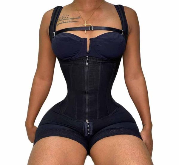 

women039s shapers shapewear women fajas colombianas compression garment with wide adjustable shoulder strap bodyshaper4796198, Black;white