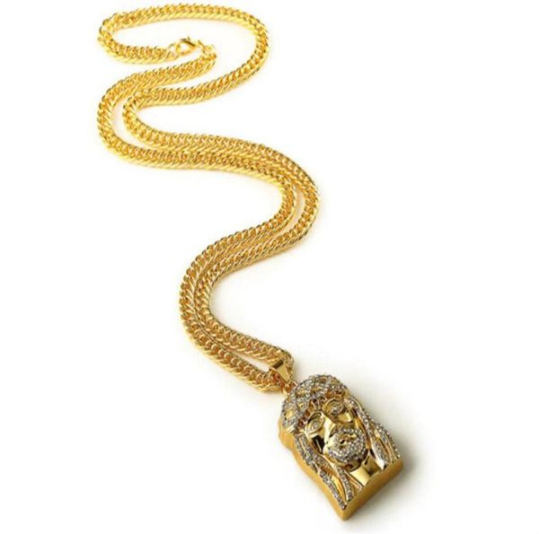 

arrivel hip hop christ 24k gold plated head charm pendant religious catholic jesus face piece pendant jewelry333g2862664, Silver