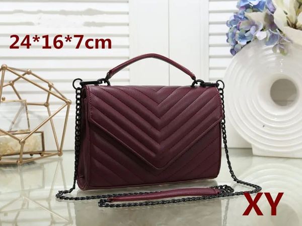 

2023 designer bag fashion women flap chain tote bag leather women handbag classic large capacity cross body chain shoulderbag me