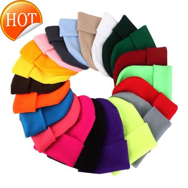 

fashionable custom embroidery solid color warm winter beanie knit hat, White;pink