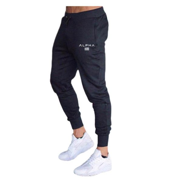 

sport pants mens run sports joggers pants male sportswear bottoms skinny sweatpants men trousers gym fitness bodybuilding pants4087502, Black