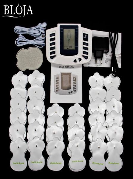 

full body electric stimulator muscle relax device acupuncture pulse tens massager with 32pads y1912038023934