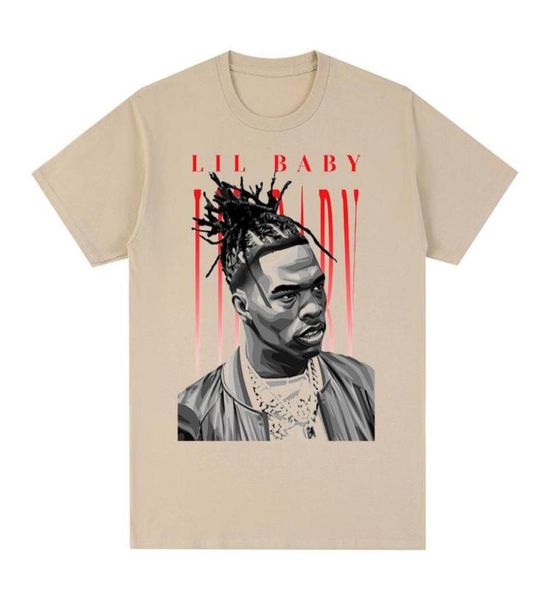 

men039s tshirts lil baby hip hop tshirt vintage cotton men t shirt tee tshirt womens unisexmen039s6686253, White;black