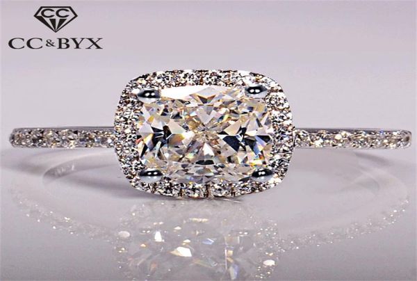 

rings for women bridal wedding trendy jewelry engagement ring white gold color9561848, Silver