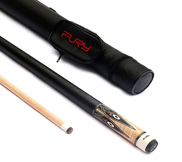 

2019 new fury pool cue stick 1175mm 1275mm tip with pool cue case protectorchalksglovetipcloth5456223