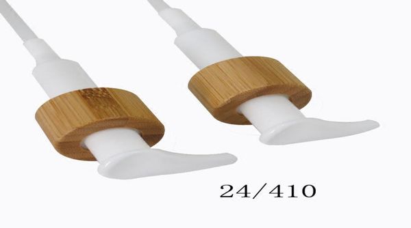 

10 pcslot 24410 bamboo pump sprayers white color for cosmetic glassbottles plastic bottlesetc6543790