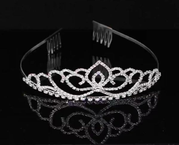 

bridal headpieces tiaras crowns with rhinestones jewelry pageant evening prom party performance crystal wedding tiaras accessories7889596, Silver