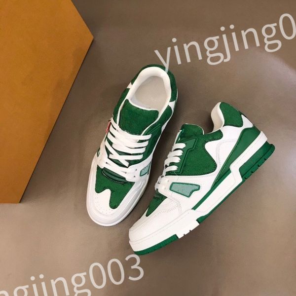 

2023 trainer casual shoes sports shoes golden fashion men women casual shoes white leather flat shoe quality 39-45 rd220803, Black