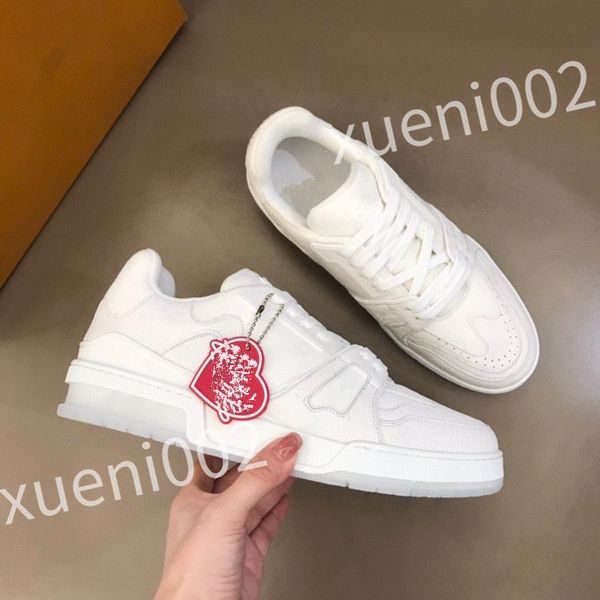 

2023 new luxurys sneakers charlie rubber hand-crafted outsole fashion designer shoes calfskin canvas casual mens rd0803, Black