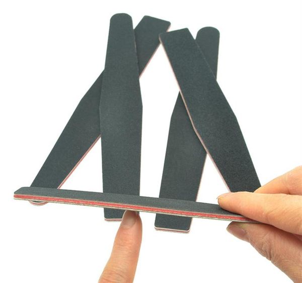 

meisha 30pcs 100 180 grit nail file nail art salon tools black sand strip polished double sided manicure pedicure tool he001423474854830