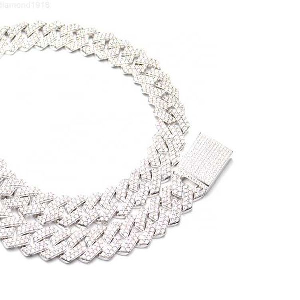 

fine jewelry hip hop 925 sterling silver with vvs moissanite diamond pass diamond tester