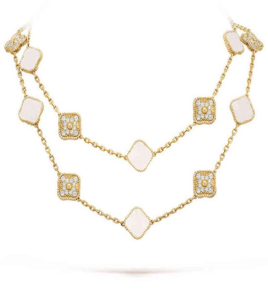 

jewelry luxury women pendulous clover gift bridal wedding silver chains for girls8551792