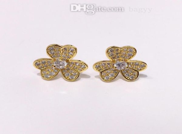 

jewelry stud earrings designer love earring screw earring party wedding couple gift fashion van luxury with box a1d4983637, Golden;silver