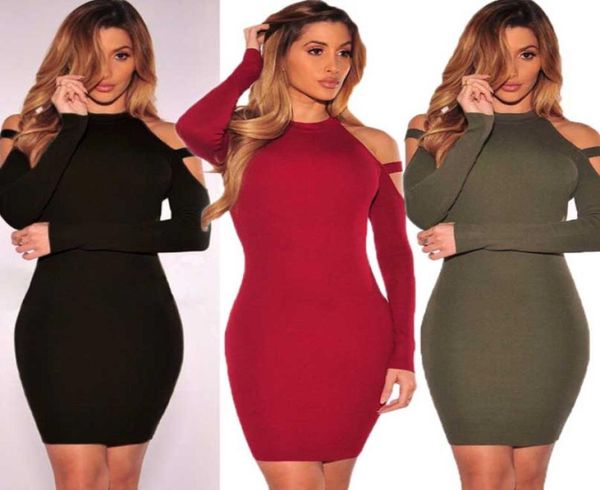 

2021 new fashion womens elegant cocktail party slim fit dresses oneck long sleeve slim design bodycon midi dress1199020, Black;gray