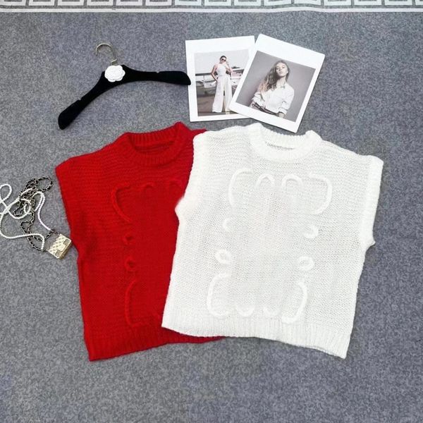 

womens sweaters knitted hollow pullover vest knitting hip hop sleeveless vest recreation clothing c54q#, White;black