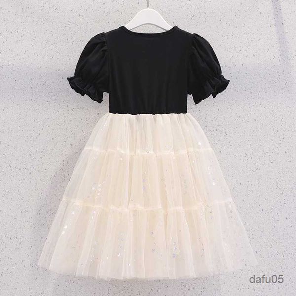 

girl's dresses children princess dresses for girls clothes for teenagers school black dresses children clothing kids costume 9 years r2, Red;yellow