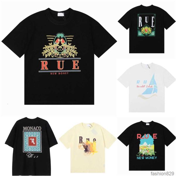 

tshirt men graphic tee men t shirt designers tshirt loose causal rhude tshirt womens luxurys clothing fashion shirt polos, White;black