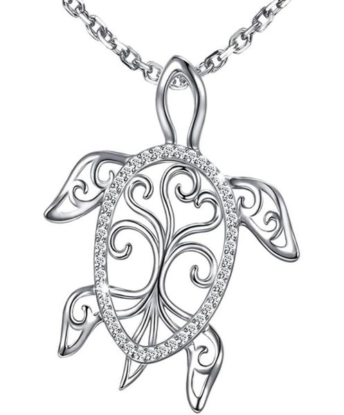 

925 sterling silver sea turtle necklace tree of life tortoise pendant holiday beachy mothers day jewelry gift for mom ocean1020755