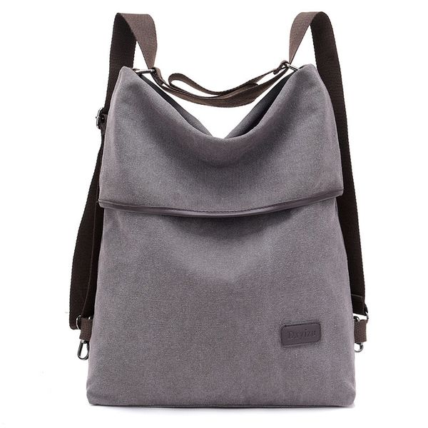 

school bag canvas backpack fashion shoulder travel for teenage girl rucksacks 230804