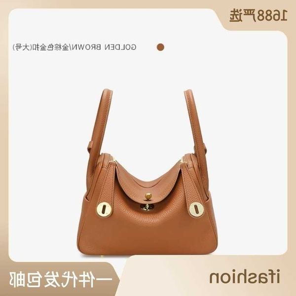 

h ermes lindiss tote bags original edition online store 2022 new cowhide lindi bag for womens single shoulder cross arm carrying simple and