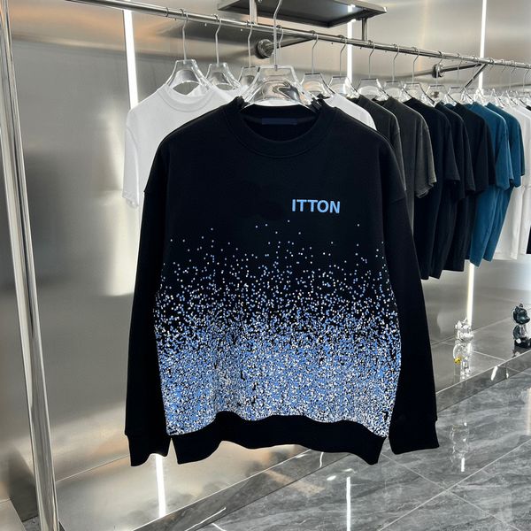

men's plus size sweaters hoodies in autumn / winter acquard knitting machine e custom jnlarged detail crew neck cotton h2rrf, Black;brown