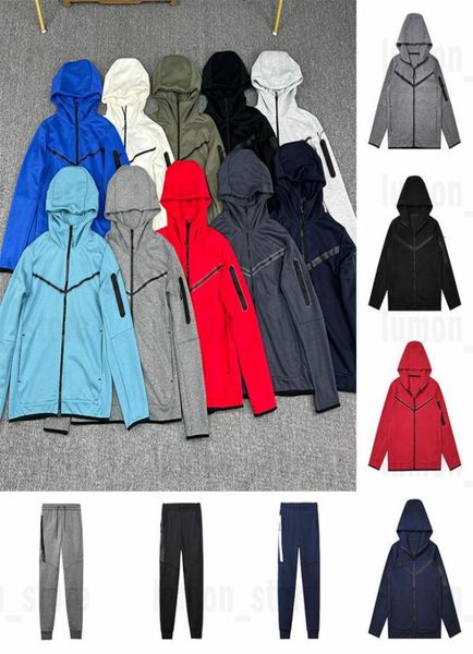 

mens designers tech fleeces pants hoodies jackets winter indoor fitness training sports space cotton trousers womens joggers runni4700343, Black
